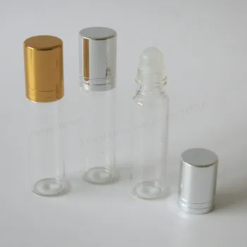 360 x 7 мл Прозрачна стъклена бутилка в Роли, 7 цилиндър Прозрачен Хвърляне на Бутилка, Стъклен Сачмен топката контейнер, Стъклен съд