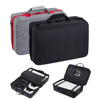 Калъф за носене с голям Капацитет за конзолата PS5, Кутия За съхранение, една Чанта-Куфар За контролер PS5, зарядно устройство, Слушалки, Слот Дискове