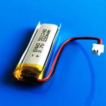 3,7 В литийполимерный йонна батерия акумулаторна батерия 220 mah 501240 JST 1,25 мм индивидуален едро сертификат за качество CE FCC ROHS информационния лист за безопасност