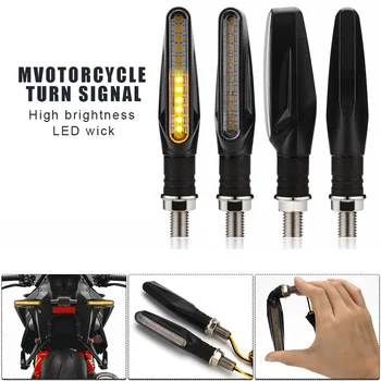 4шт Мотоциклет Указател на Завоя Колата Luces Mark Вграден Индикатор Реле Мигаща Светлина Мигалка Led Лампа Лампа