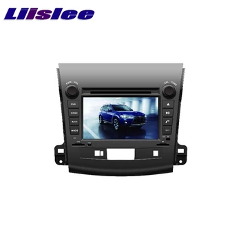 За Mitsubishi Outlander 2006 ~ 2012 LiisLee Автомобилен Мултимедиен телевизор DVD GPS Аудио Hi-Fi Стерео Радио Оригинален Стил Навигация NAV