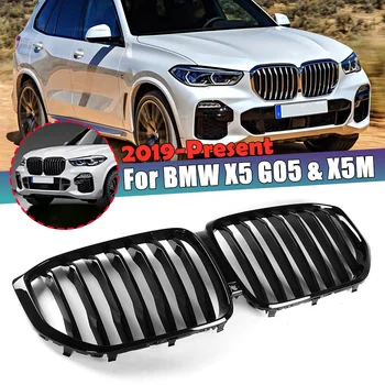 Състезателни Скара Предна Броня на Автомобила ABS Бъбречна Решетка С Един Колан Замяна За BMW New X5 G05 X5M 2019 2020 Автомобилен Стайлинг