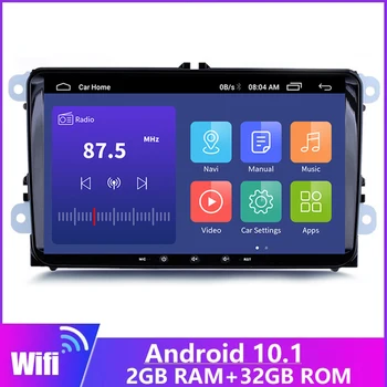 Android 11 Автомобилен Мултимедиен MP5 плейър За VW/Volkswagen/Golf/Polo/Tiguan/Passat/b7/b6/SEAT/leon/Skoda/Octavia Радио GPS Navi