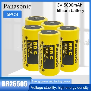 5 Бр. Panasonic BR-C BR26505 3 Литиева висока температура Литиева батерия за резервно копие на паметта (оборудване largeFA)