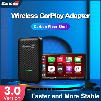 Нов Адаптер Carlinkit CarPlay Автоматично Свързване Безжична Apple Carplay Dongle IOS 15 за Audi Skoda Seat Kia Volvo, Mazda, VW Passat