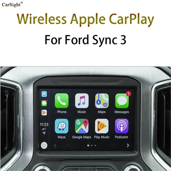 2022 Безжичен Авто Видеоинтерфейс Apple CarPlay и Android на авточасти за Ford Sync3 Kuga Galaxy Ranger S-Max, Fiesta Ecosport