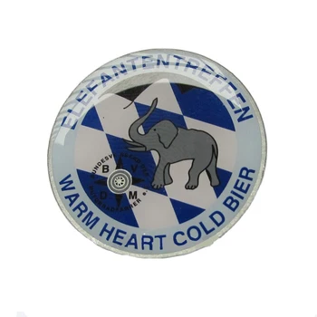 Обичай офсетен печатни ревера прикалывает приятно на животното слон с лаково топло логото на парк сърцето Обслужване OEM / ODM Липсата на MOQ високо качество