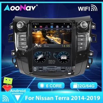 2 din Android Автомобилен GPS Навигация Радио Мултимедиен Плеър За Nissan Terra 2014 2015 2016 2017 2018 2019 DVD Стерео Приемник