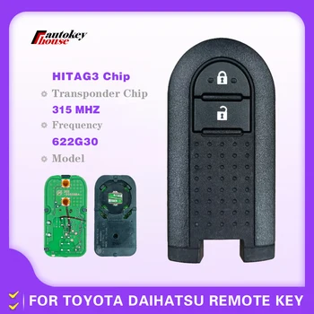 Оригиналната Смарт-Карта За Toyota Daihatsu Подмяна на Дистанционно Ключ 315 Mhz FSK HITAG 3 47 Чип 622G30 007AC0154 CN007134 с Логото на