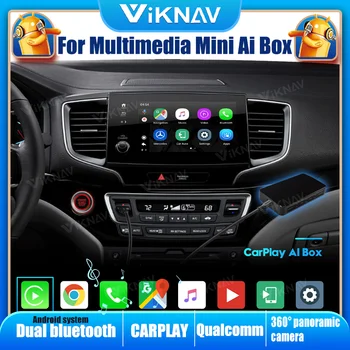 Snapdragon на Android За Мини Безжична CarPlay Mini Ai Box Qualcomm Щепсела и да Играе Youtube Netfix, за да Benz, Audi, Nissan Hyundi Ford