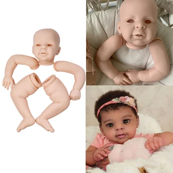 58 см, 23 См Кукла Реборн Комплект Ролеви Игри направи си САМ Reborn Baby Успокои Играчки Празен Куклен Комплект Реалистичен Новородено с Очи за Тяло за Бебета