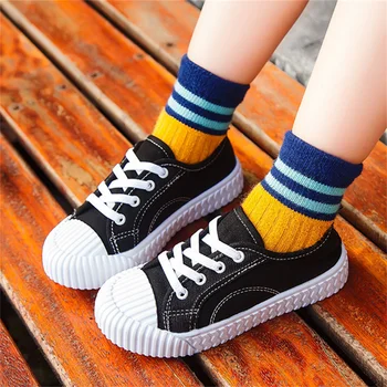 Пролет-есен Ежедневна детска парусиновая обувки за момчета и момичета, Новост 2022 г., Модни детски спортни обувки детски обувки XZ146