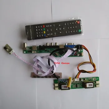 за LM201WE3-TLK3 VGA HDMI AV LCD такса контролер Комплект VGA Резолюция TV Цифров сигнал 30pin 4 лампи 1680X1050 20,1 