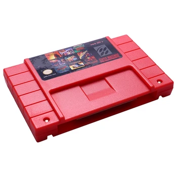 за SFC / SNES Супер Игрална карта Snes Игрална карта 100 в едно червено корпус Snes Касета