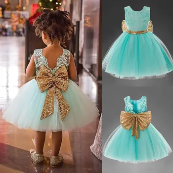 Нова рокля с цветя модел за момичета на Сватбата, за Малки момичета, Детско/Бебешко рокля, Бельо Тюлевое Рокля с замочной дупка, Празнична Рокля за Причастие